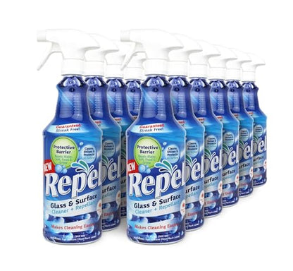 New REPEL Glass and Surface Cleaner with Barrier Technology (384 Fl Oz )