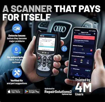 5210 OBD2 Scanner & Engine Code Reader