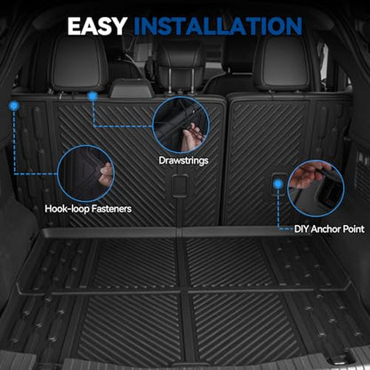 Custom Fit Floor Mats for Ford Expedition 8 Seats 2025