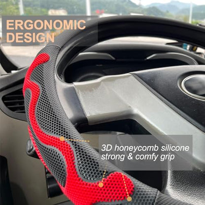 XL Comfy Grip Steering Wheel Cover for Semi Truck 18 Inch