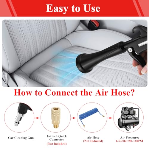 Tornado Car Cleaning Gun Air Blow Gun for Compressor Pneumatic Tool
