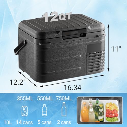 12v Refrigerator 12 Quart