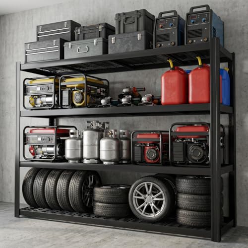 4 Tier Heavy Duty Garage Shelving