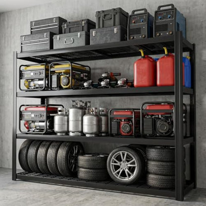 4 Tier Heavy Duty Garage Shelving