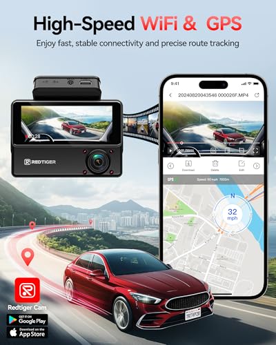 VP20 530° View 3 Channel Dash Cam