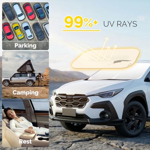 Windshield Sun Shade Compatible with 2018