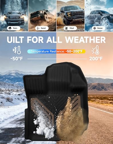 Premium Color TPE Floor Mats for Ford F
