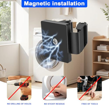 Strong Magnetic Mop Broom Holder (2 Count)