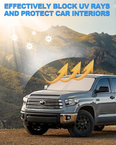 Foldable Front Windshield Sunshade fit for Toyota Tundra 2007