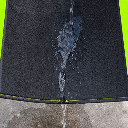 Fluorescent Leather & Waterproof Car Carpet Floor Mats