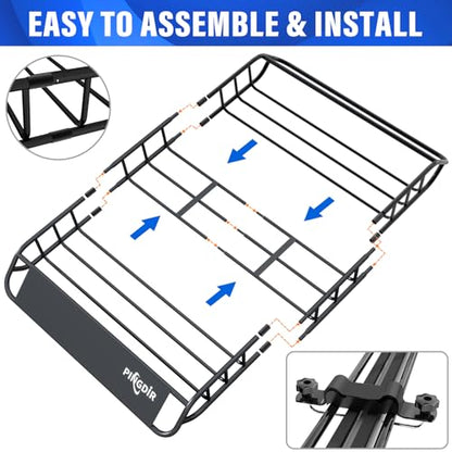roof Rack Basket Rooftop Cargo Carrier 46"*36"