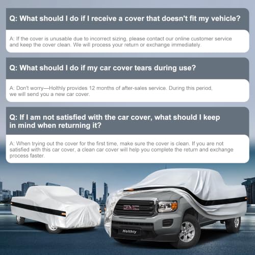 10 Layers Truck Cover Waterproof All Weather Custom Fit GMC Canyon