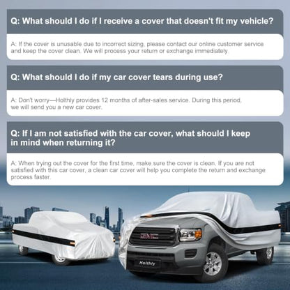 10 Layers Truck Cover Waterproof All Weather Custom Fit GMC Canyon
