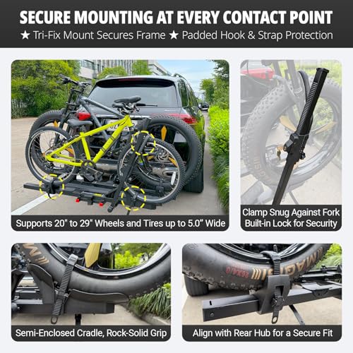 TrailV2 Plus Hitch 2 Ebike Rack with Ramp
