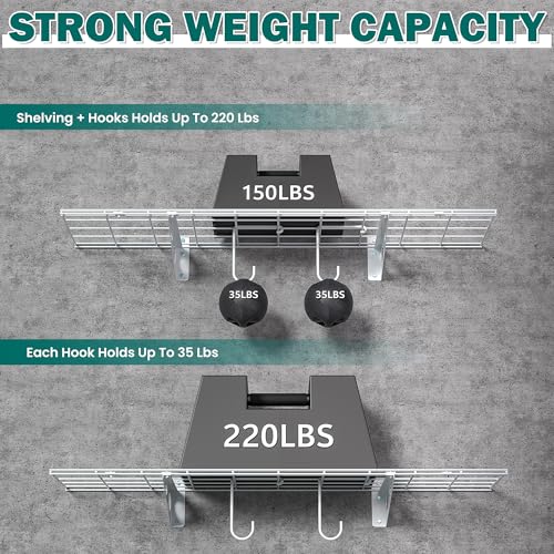 Garage Wall Shelves (2 Count)