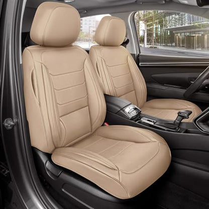 Curated Elite Leather Seat Covers for Cars & SUVs (2 Count)
