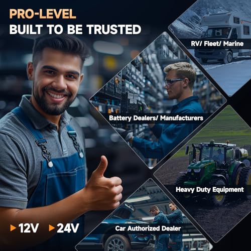 BT705Plus Car Battery Tester 24V 12V Load Tester