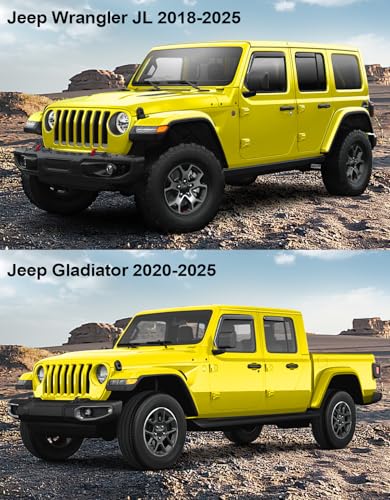 Window Rain Guards for Jeep Wrangler JL 2018