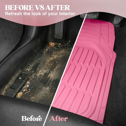 Popstar Pink Car Floor Mats
