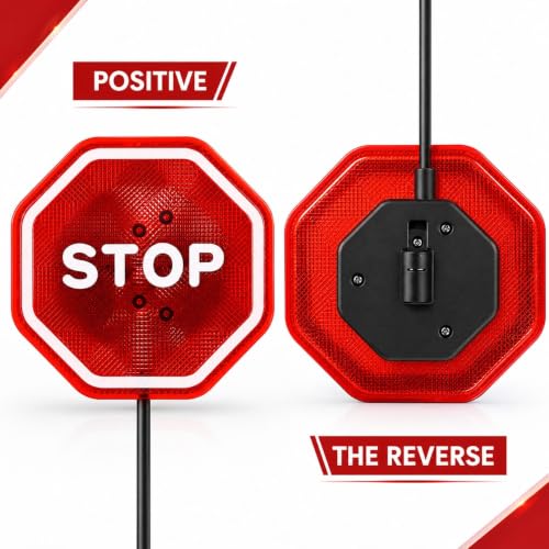 Flashing LED Stop Sign Garage Parking Assistant System (2 Count)