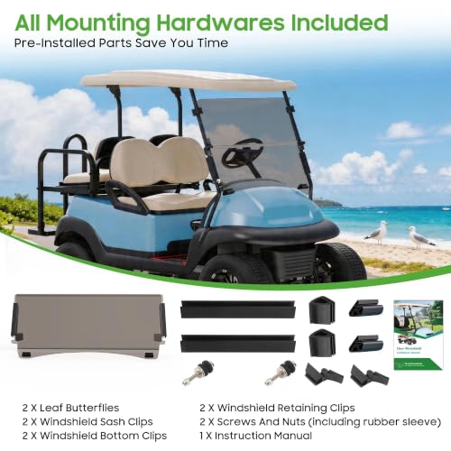 Golf Cart Windshield for Club Car Precedent
