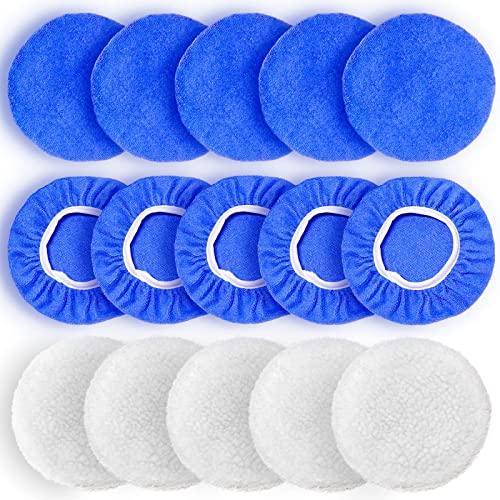 5 to 6 Inch Car Polisher Pad Bonnet (15 Count)