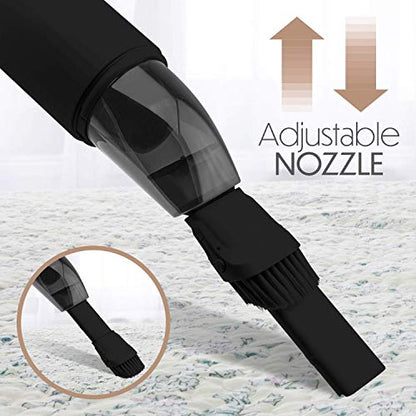 Portable Hand Vacuum Cleaner Handheld Cordless Cleaner for Dust Pet Hair Dirt Home Car Interior Lightweight