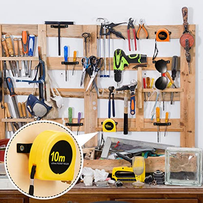 12 Pcs Tape Measure Clip Tape Measure Holder with Screws
