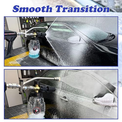 Pressure Washer Foam Cannon with Dual Connector