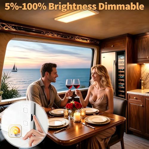 8 Pack 12 in RV LED Interior Lights (8 Count)