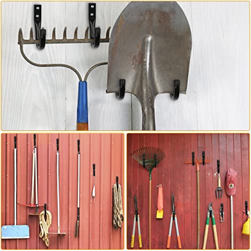 Metal Wall Hooks for Hanging Heavy Duty (6 Count)