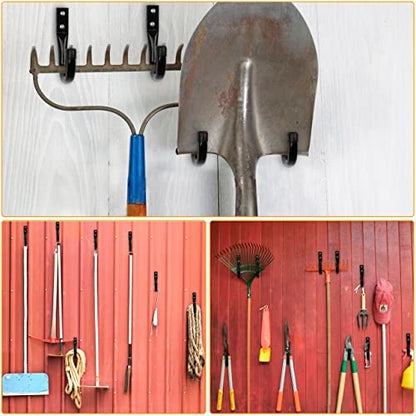 Metal Wall Hooks for Hanging Heavy Duty (6 Count)