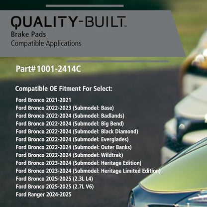 Rear Ceramic Brake Pads