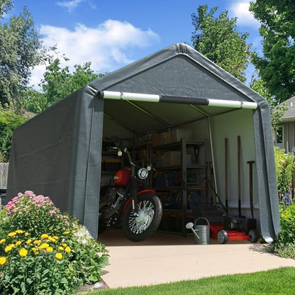 Heavy Duty 8x14FT Carport Shelter with Roll