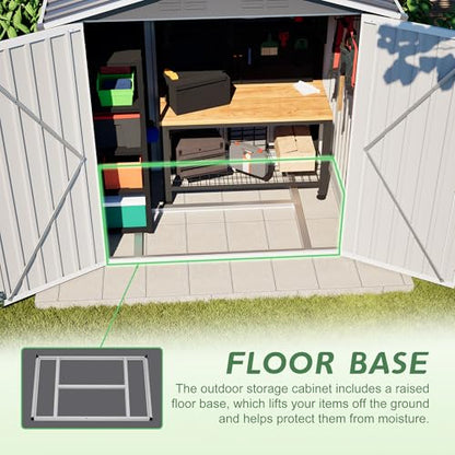 6' x 4' Outdoor Storage Shed