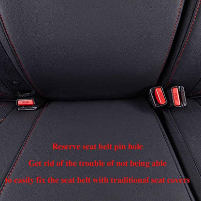 Tacoma Leather Car Seat Covers Custom Fit for Toyota Tacoma 2012 2013 2014 2015