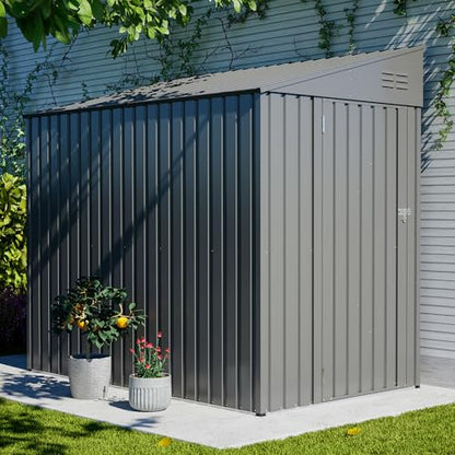 4x7 FT Outdoor Storage Shed Lean to Shed