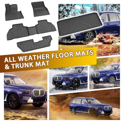 Floor Mats Cargo Liner for BMW X7 2019