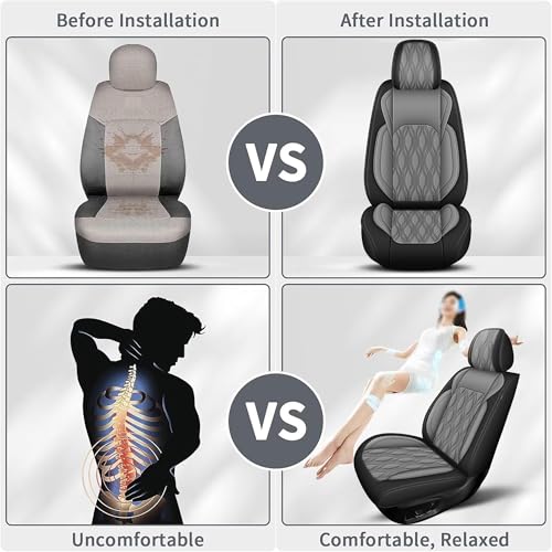 Full Set Waterproof Leather Seat Covers for Mitsubishi Eclipse Cross 2018