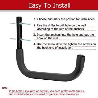 Large Garage Storage Hooks (4 Count)