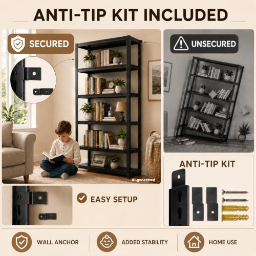 Metal Bookshelf