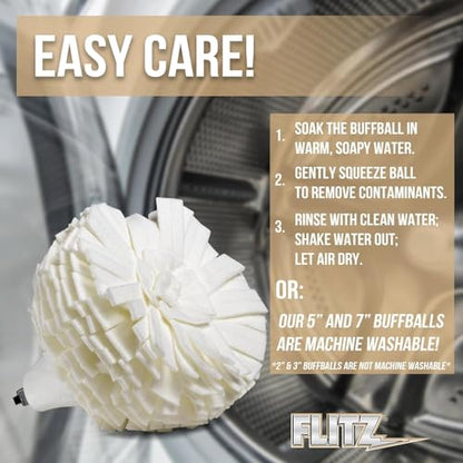 Buff Ball w 1.76oz Metal Polish Paste