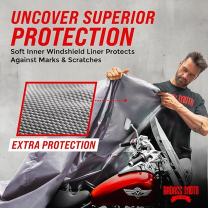 Waterproof Motorcycle Cover for Large Cruisers