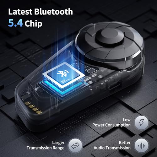 FX S Motorcycle Bluetooth Headset V5.4 (48 Count)
