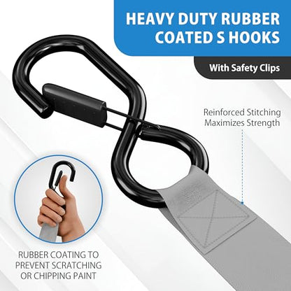 USA Based Retractable Ratchet Straps (4 Count)