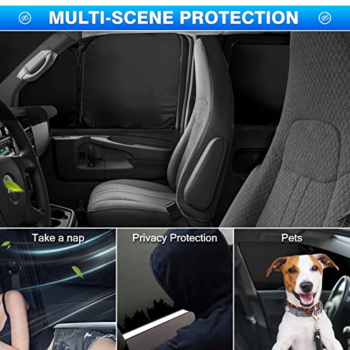 Windshield Sun Shade for Chevrolet Express (2 Count)