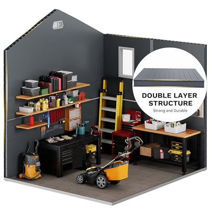 8x6.2FT Outdoor Storage Shed w