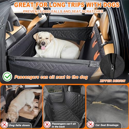 Dog Car Seat for Large Medium Dogs with Seat Belt