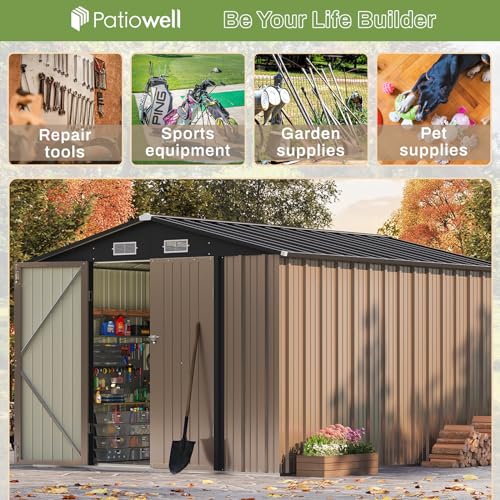 8x10 FT Outdoor Storage Shed