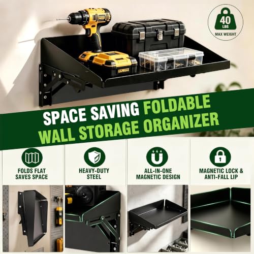 Magnetic Folding Shelf